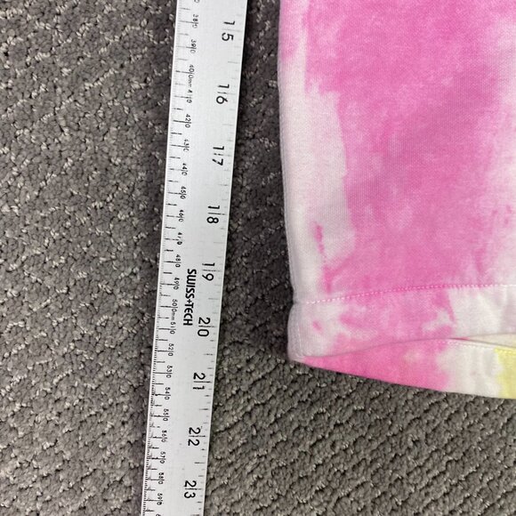 Polo Ralph Lauren Tie Dye Fleece Sweat Shorts Men's XL Pink Yellow Green Gym - Picture 12 of 13